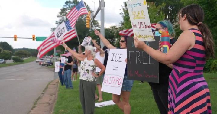 Rally against ICE raids held in Central Virginia as national demonstrations continue