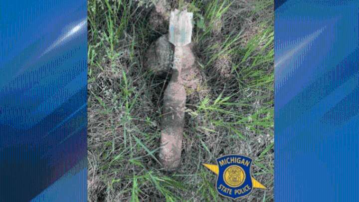Bomb squad investigates item found in ditch in Bad Axe area