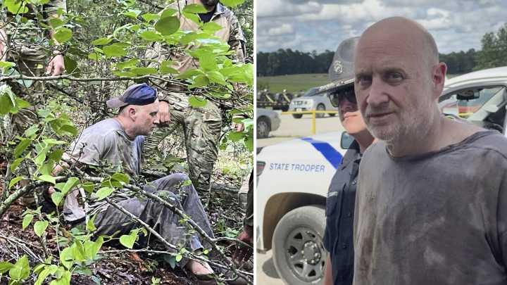 A former police chief who escaped from an Arkansas prison is captured