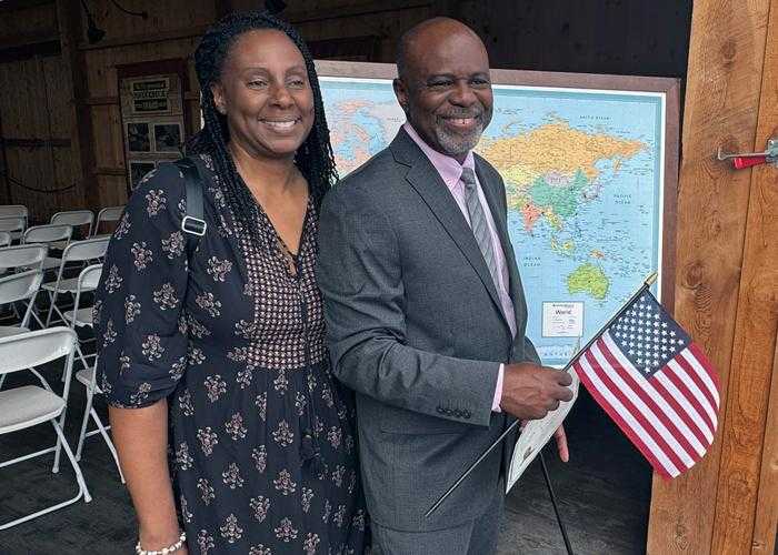 Forty new Americans sworn in during emotional ceremony