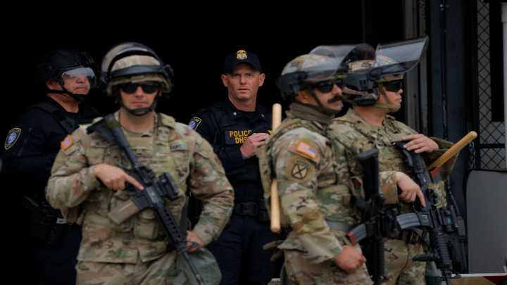 LA protests: National Guard arrives after Trump order
