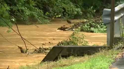 Heavy rain brings areas of flash flooding in the Sandhills
