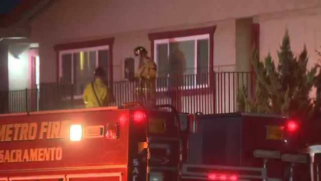 Apartment fire extinguished in ﻿﻿North Highlands, officials say