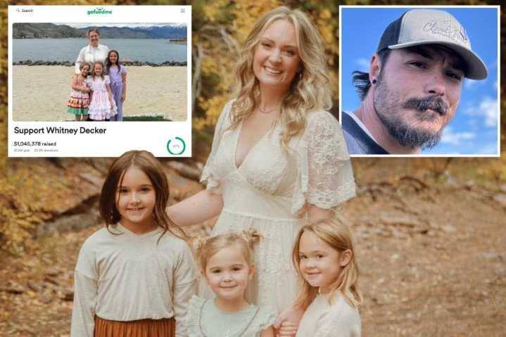 More than $1M raised for Whitney Decker, mother of 3 girls allegedly killed by homeless vet dad