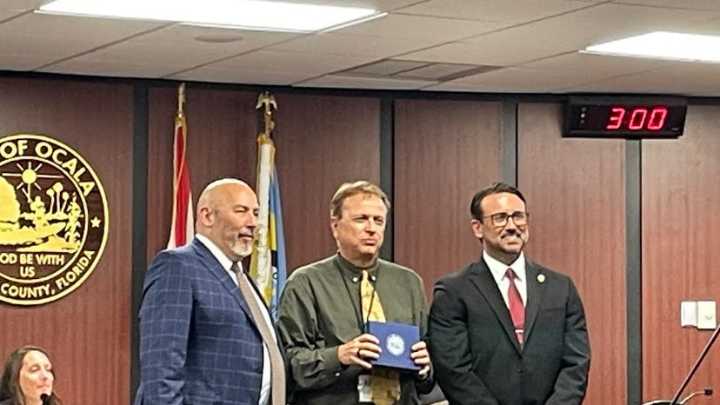 After 36 years working for the city of Ocala, Tye Chighizola says goodbye
