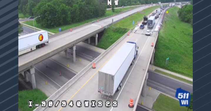 All lanes of I-90/94 westbound back open south of Trout Road after crash