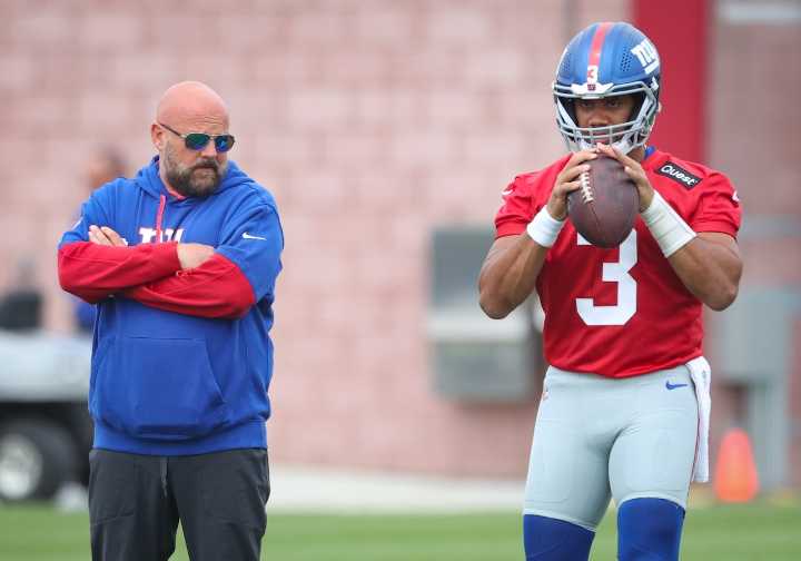 Here’s how Russell Wilson performed in Giants’ latest OTAs practice