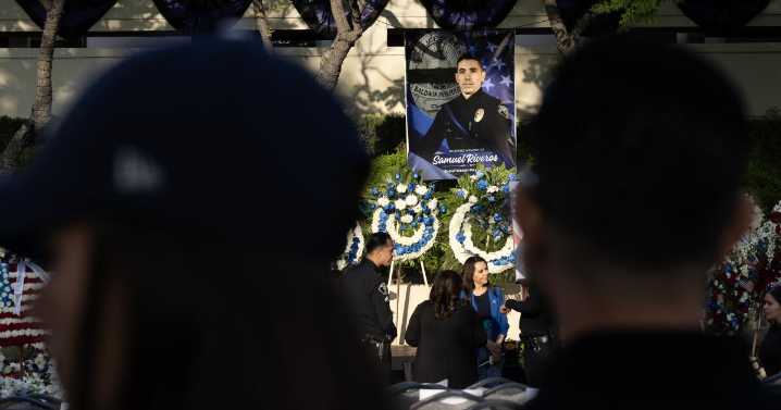 Baldwin Park mourns slain police officer at candlelight vigil