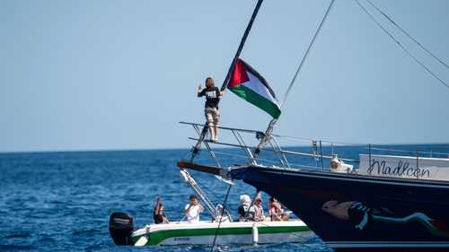 Israel vows to prevent Madleen, aid boat operated by Freedom Flotilla Coalition, carrying Greta Thunberg, from reaching Gaza Strip