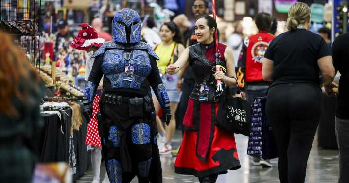 The cosplay worlds of sci-fi, gaming and comics collide–and co