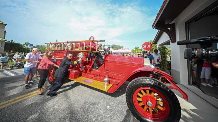 Venice's first fire engine, Old Betsy, gets a museum for new home