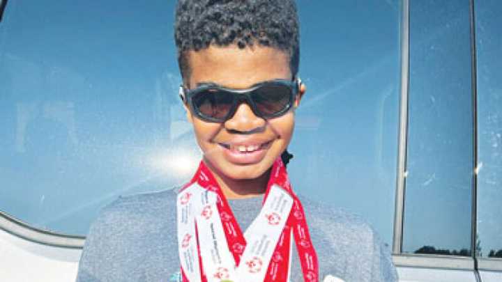 Wolfe Middle School student shines bright at Special Olympics