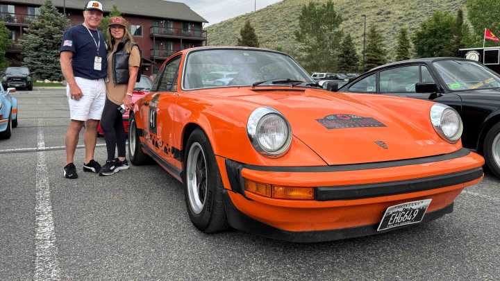 Three Dozen Vintage Porsches Cruise Through Cody For Ramshorn Rally