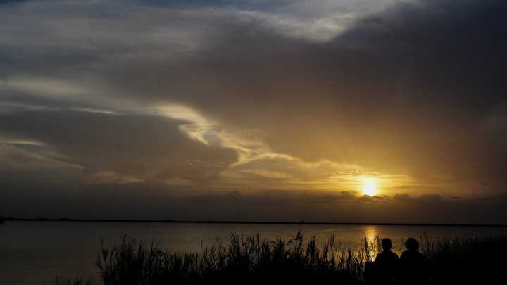 Saharan Dust sunset from the Space Coast