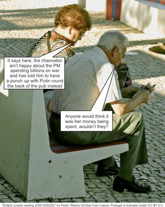 War only happens when the moneyed classes think they are going to profit from it