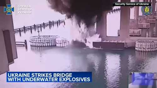 Ukraine claims new underwater bomb attack on Russia's Crimean Bridge