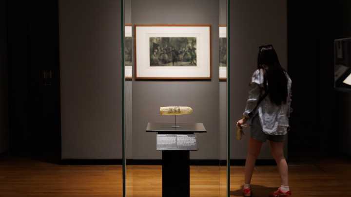 200-year-old condom decorated with erotic art goes on display in Amsterdam museum
