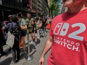 Fans around the world queue up in long lines for the highly anticipated Nintendo Switch 2 launch