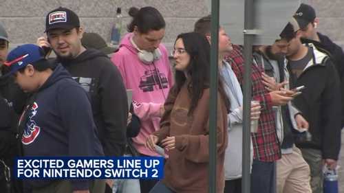 Nintendo Switch 2 launch, after an 8 year wait, draws big lines across world, including Chicago