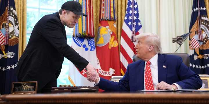 House Speaker Mike Johnson says Trump is ‘not delighted that Elon did a 180’ after the pair spent four months working closely together