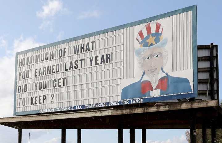 Uncle Sam billboard off I-5 near Chehalis bought by local tribe