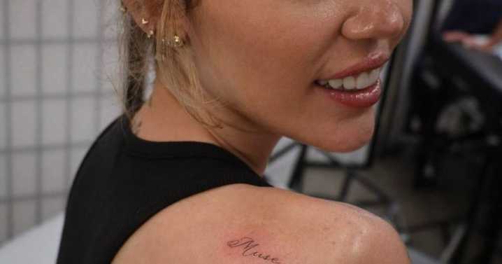 Miley Cyrus debuts new tattoo as she reveals sweet meaning behind inking