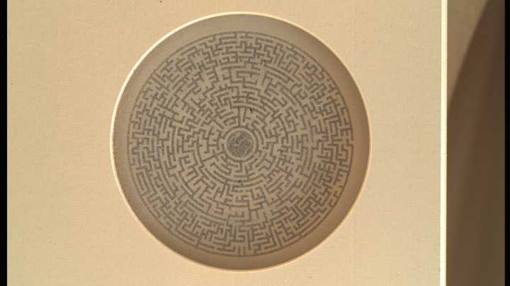 Why does NASA's Perseverance rover keep taking pictures of this maze on Mars?