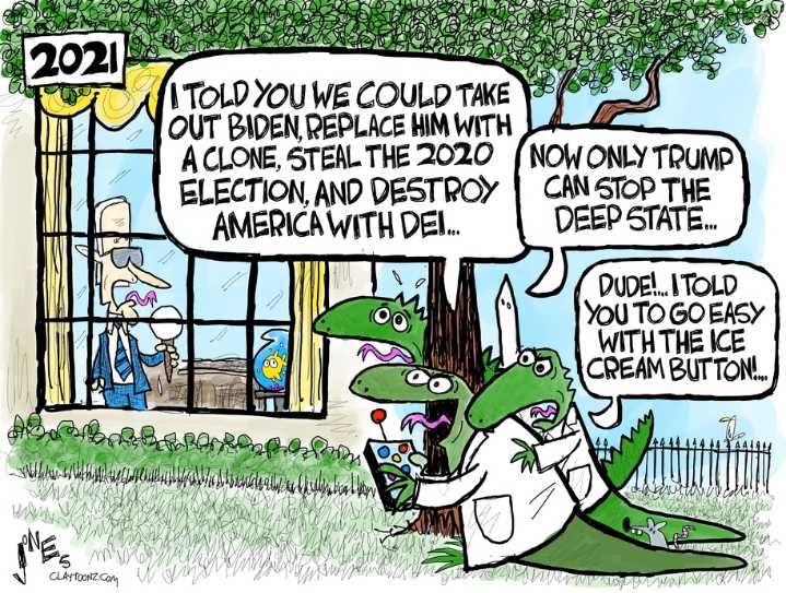 Cartoon: Biden clone