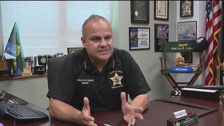 Who is Marcos Lopez, Osceola County Sheriff arrested on racketeering charges?
