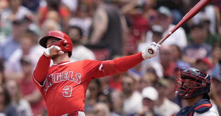 Angels can't complete sweep, Ceddanne Rafaela hits walk