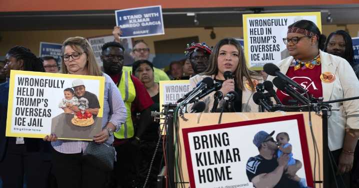 Kilmar Abrego Garcia, wrongly deported to El Salvador, is back in the U.S. to face smuggling charges