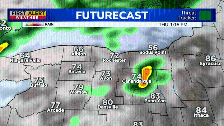 First Alert Weather: Tracking more clouds and a few showers Thursday