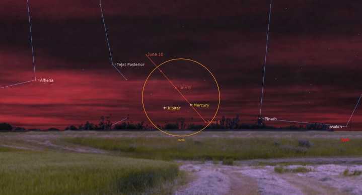 Catch Jupiter and Mercury side by side in the evening sky this week