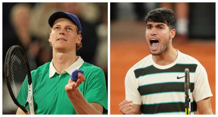 Jannik Sinner seeks first French Open title versus defending champ Carlos Alcaraz