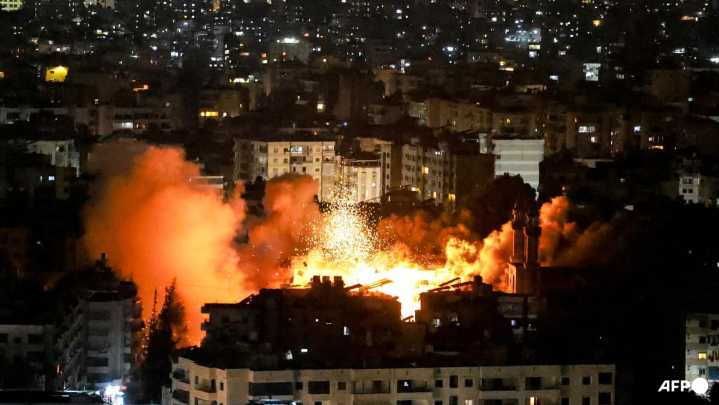 Israel strikes Beirut, targeting Hezbollah drone factories
