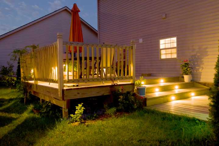How should I light my exterior?