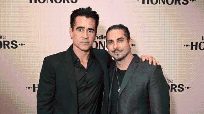 Colin Farrell and Mike Marino Toast 'The Penguin'