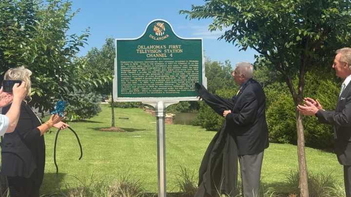 KFOR receives historical marker for 76 years of broadcast news