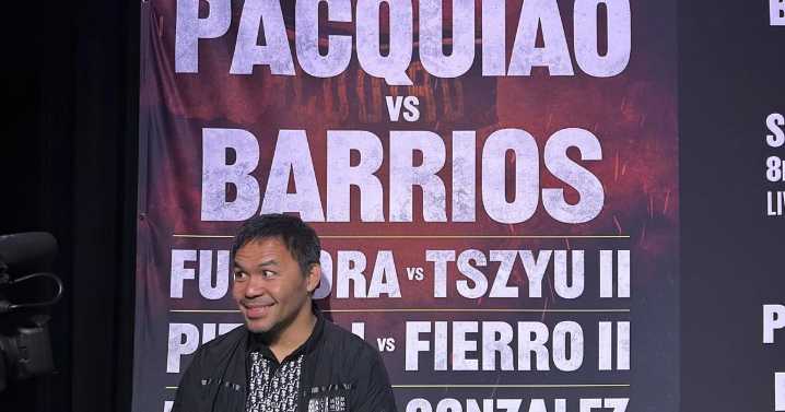 Manny Pacquiao says return to boxing goes beyond comeback fight: 'The book of politics is closed'