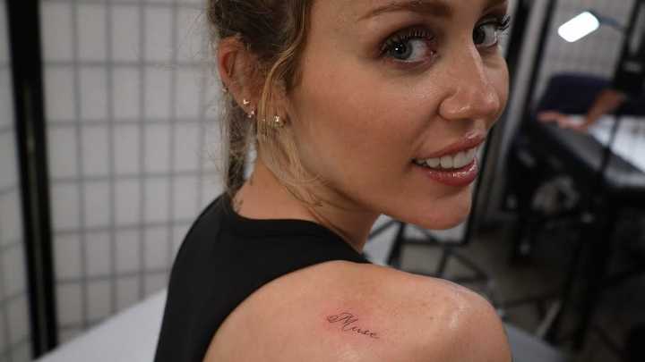 Miley Cyrus gets new ink after admitting to tattoo regrets