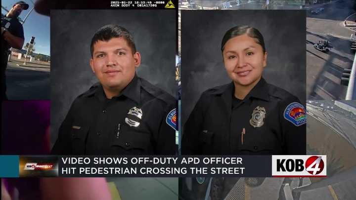 Video shows timeline of hit-and-run involving off-duty Albuquerque police officers
