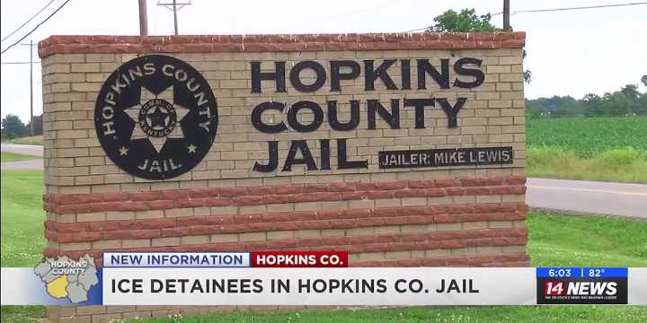 ICE inmates in Hopkins Co. jail