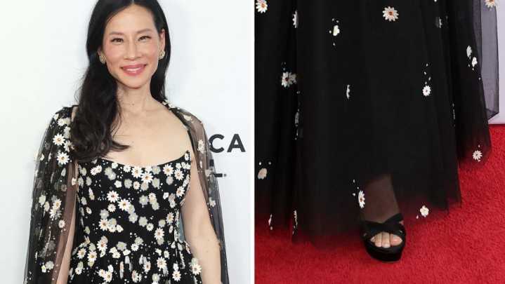 Lucy Liu Wears Santoni Platform Sandals to 'Rosemead' Premiere