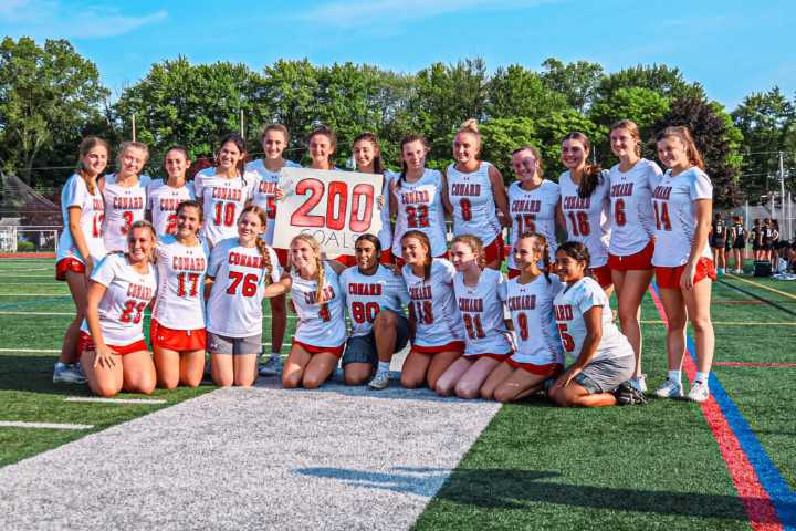 Gorman, Hole Set Career Milestones in Conard Girls Lacrosse Win