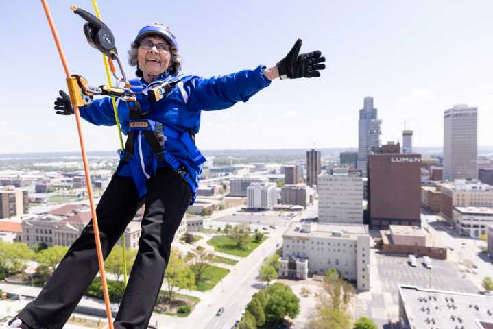 The Flying Nun: Sister Stephanie, 81, Rappels Down Omaha Building As She Lifts Up City’s Neediest
