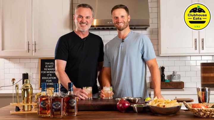 Wyndham Clark helps social-media star Chance Cozby make the perfect post