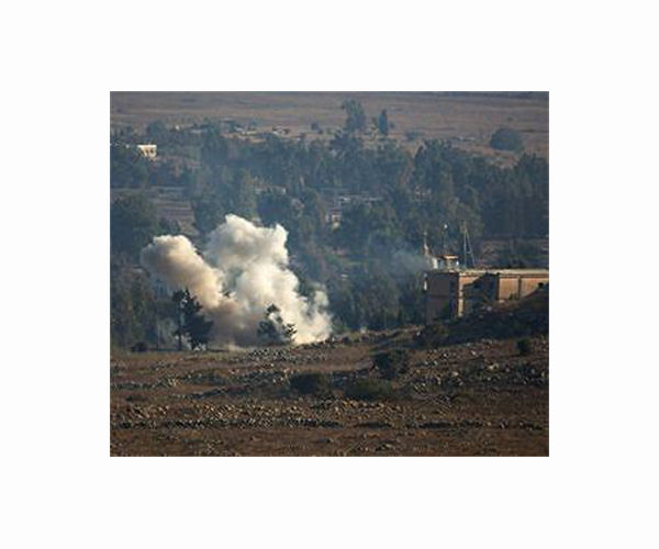 Israel army says shelling Syria after projectiles launched