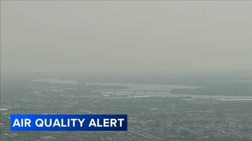Air quality alert issued in Philadelphia region Wednesday due to ozone level, rather than Canadian wildfire smoke