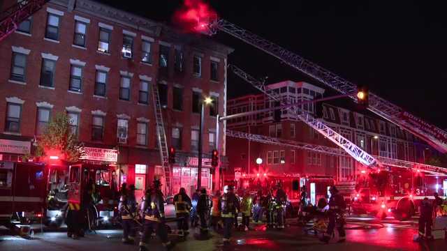 Neighbor helps rescues blind woman from burning building in Boston