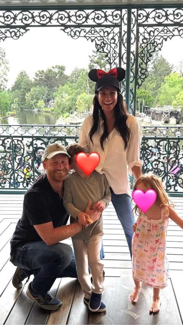 Prince Harry and Meghan Markle Enjoy Disney Day With Archie and Lilibet